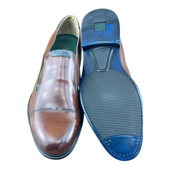 Galizio Torresi Men’s Brown Leather Dress Shoes Oxford Size US 9|42 EU Loafers main image 5